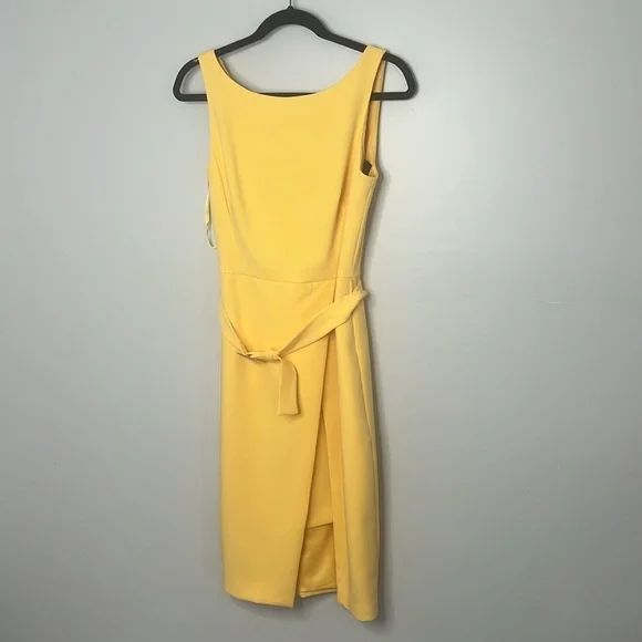 White House Black Market Yellow Mini Dress - Picture 5 of 8